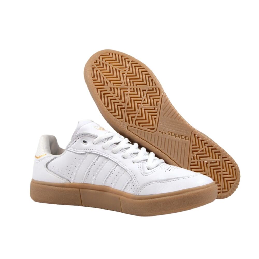 NEW!!!Adidas VL Court 3.0 Men’s Size 14 White Leather Sneakers Gum Sole (IG5286)
